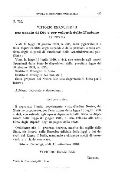 Rivista di discipline carcerarie in relazione con l'antropologia, col diritto penale, con la statistica