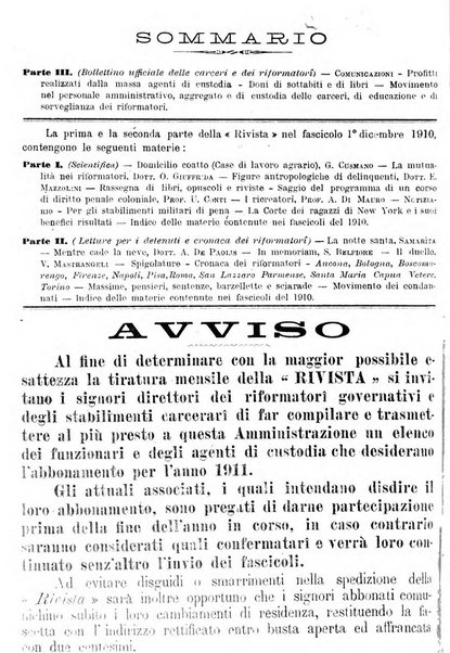 Rivista di discipline carcerarie in relazione con l'antropologia, col diritto penale, con la statistica