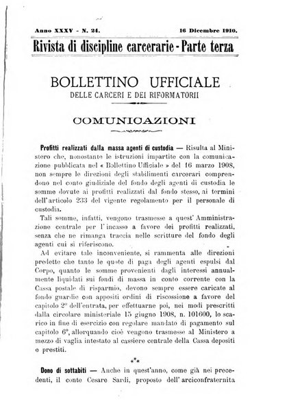 Rivista di discipline carcerarie in relazione con l'antropologia, col diritto penale, con la statistica