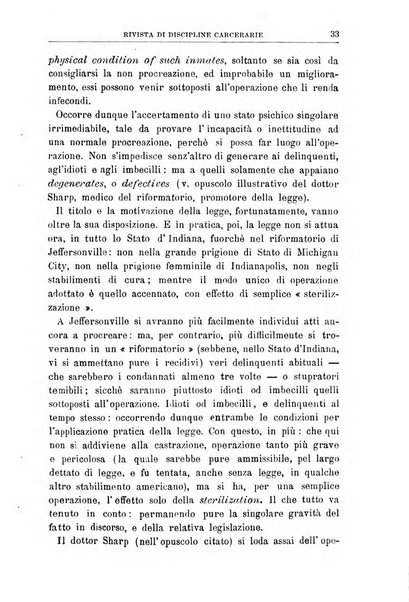 Rivista di discipline carcerarie in relazione con l'antropologia, col diritto penale, con la statistica