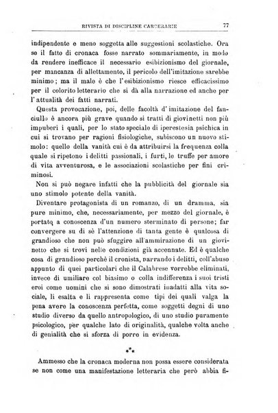 Rivista di discipline carcerarie in relazione con l'antropologia, col diritto penale, con la statistica