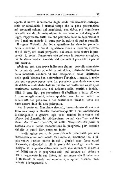 Rivista di discipline carcerarie in relazione con l'antropologia, col diritto penale, con la statistica