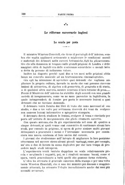 Rivista di discipline carcerarie in relazione con l'antropologia, col diritto penale, con la statistica