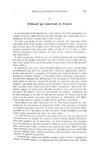 Rivista di discipline carcerarie in relazione con l'antropologia, col diritto penale, con la statistica