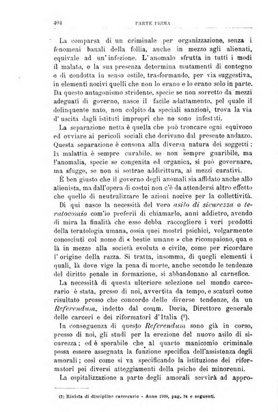 Rivista di discipline carcerarie in relazione con l'antropologia, col diritto penale, con la statistica