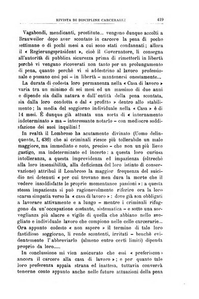 Rivista di discipline carcerarie in relazione con l'antropologia, col diritto penale, con la statistica