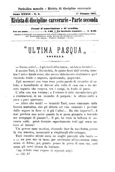 Rivista di discipline carcerarie in relazione con l'antropologia, col diritto penale, con la statistica