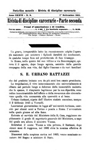 Rivista di discipline carcerarie in relazione con l'antropologia, col diritto penale, con la statistica