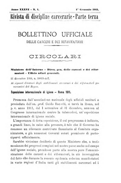 Rivista di discipline carcerarie in relazione con l'antropologia, col diritto penale, con la statistica