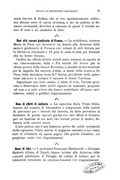 Rivista di discipline carcerarie in relazione con l'antropologia, col diritto penale, con la statistica