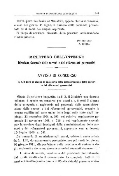 Rivista di discipline carcerarie in relazione con l'antropologia, col diritto penale, con la statistica