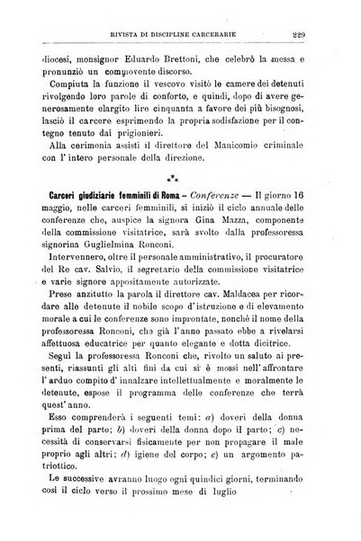 Rivista di discipline carcerarie in relazione con l'antropologia, col diritto penale, con la statistica