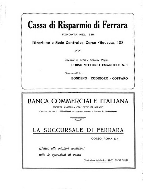 Rivista di Ferrara pubblicazione mensile a cura del Comune di Ferrara diretta da Nello Quilici