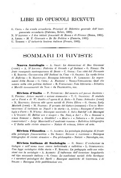 Rivista di filosofia e scienze affini periodico mensile