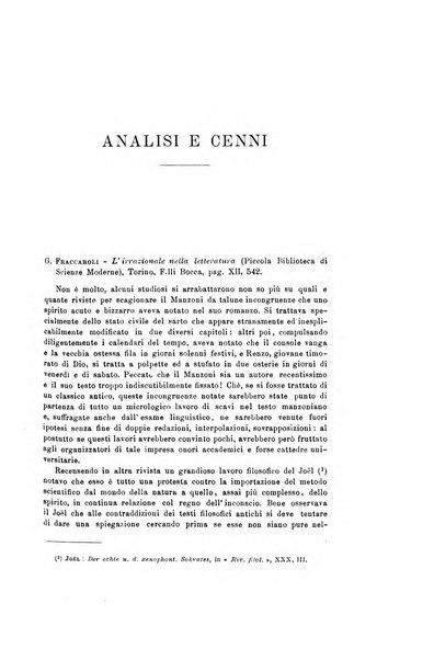 Rivista di filosofia e scienze affini periodico mensile