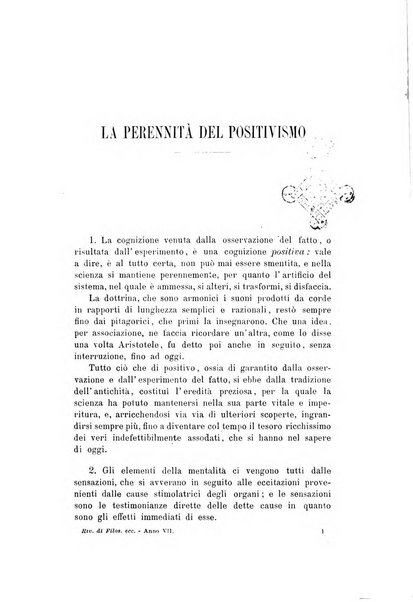 Rivista di filosofia e scienze affini periodico mensile