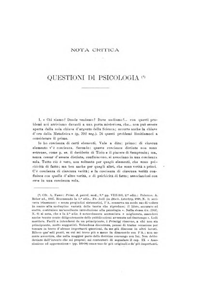 Rivista di filosofia e scienze affini periodico mensile