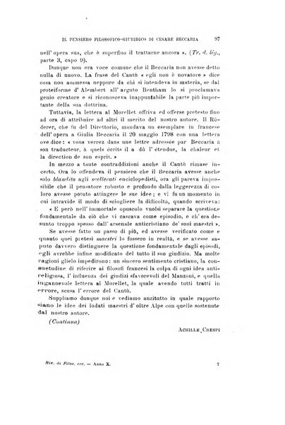 Rivista di filosofia e scienze affini periodico mensile