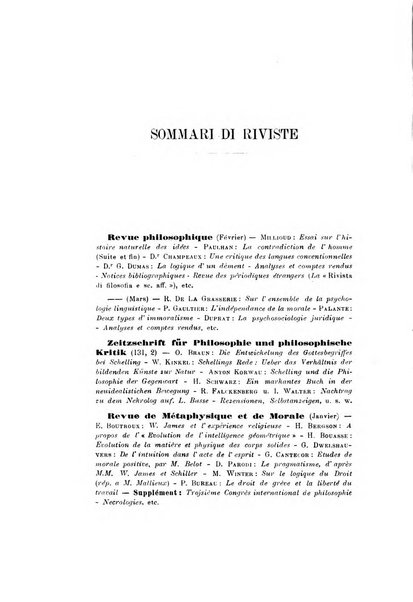 Rivista di filosofia e scienze affini periodico mensile