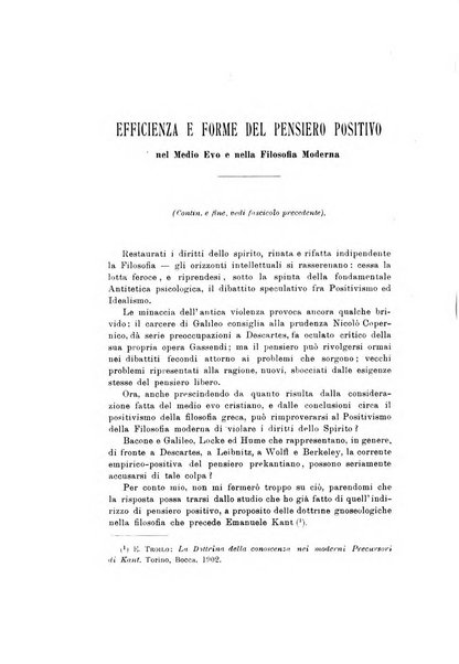 Rivista di filosofia e scienze affini periodico mensile