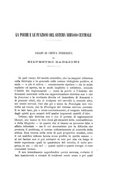 Rivista di filosofia, pedagogia e scienze affini periodico mensile