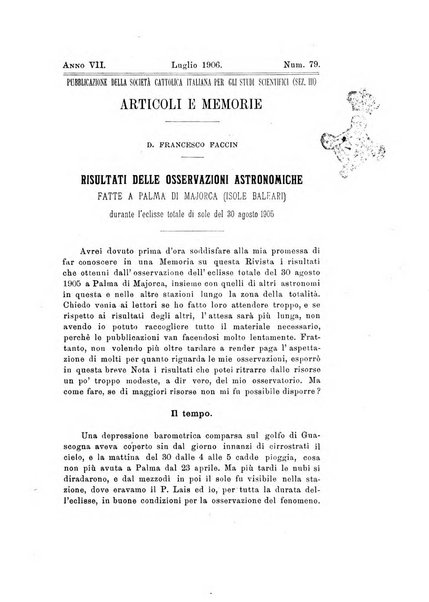 Rivista di fisica, matematica e scienze naturali