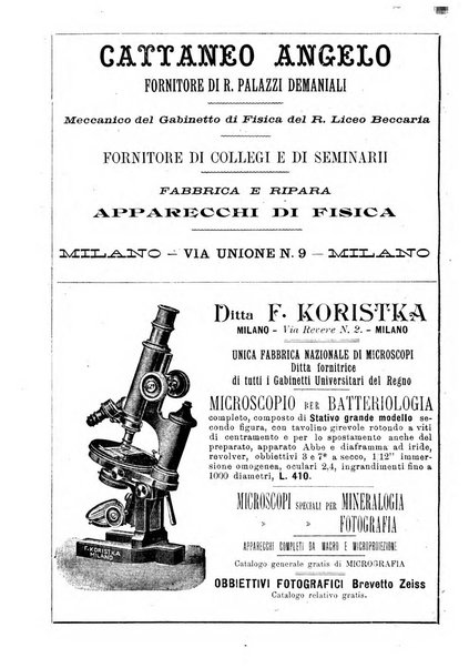 Rivista di fisica, matematica e scienze naturali