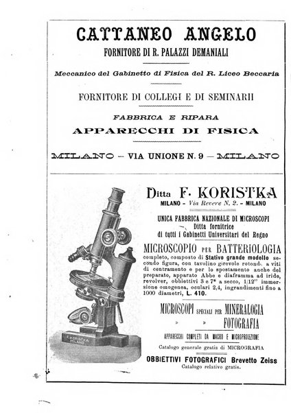 Rivista di fisica, matematica e scienze naturali