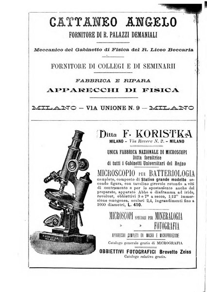 Rivista di fisica, matematica e scienze naturali