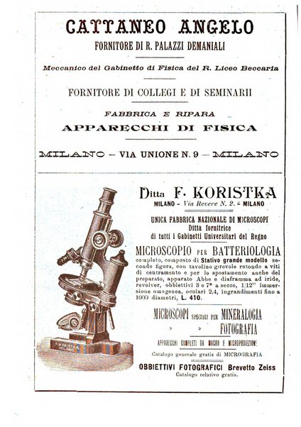 Rivista di fisica, matematica e scienze naturali