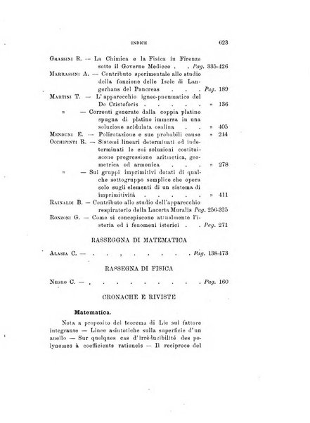 Rivista di fisica, matematica e scienze naturali