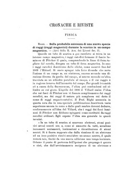 Rivista di fisica, matematica e scienze naturali