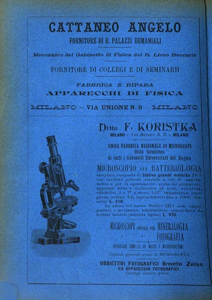 Rivista di fisica, matematica e scienze naturali