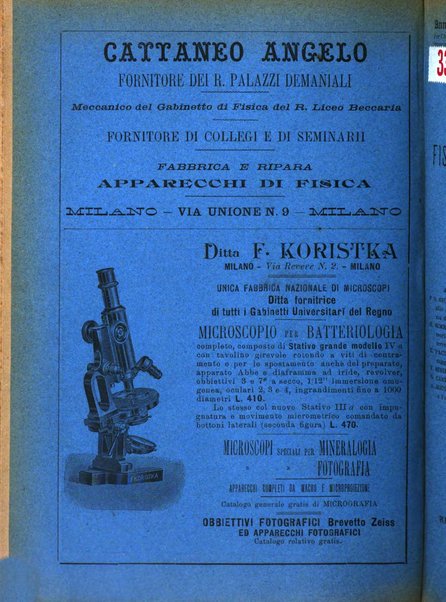 Rivista di fisica, matematica e scienze naturali