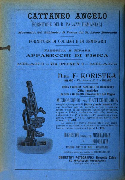 Rivista di fisica, matematica e scienze naturali