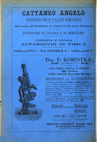 Rivista di fisica, matematica e scienze naturali