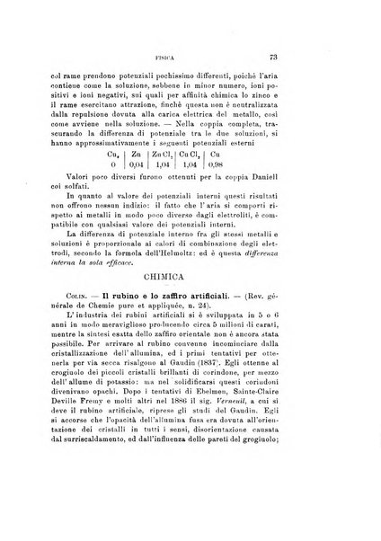 Rivista di fisica, matematica e scienze naturali