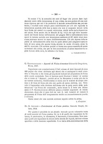 Rivista di fisica, matematica e scienze naturali