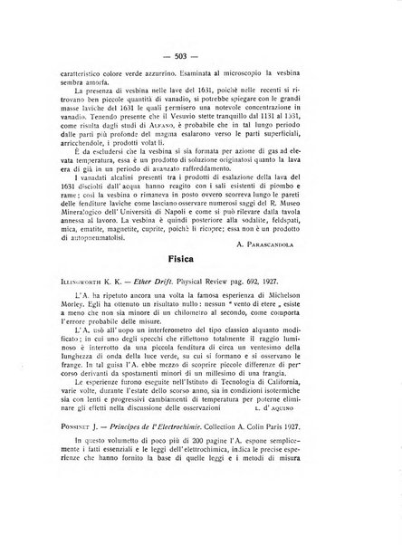 Rivista di fisica, matematica e scienze naturali