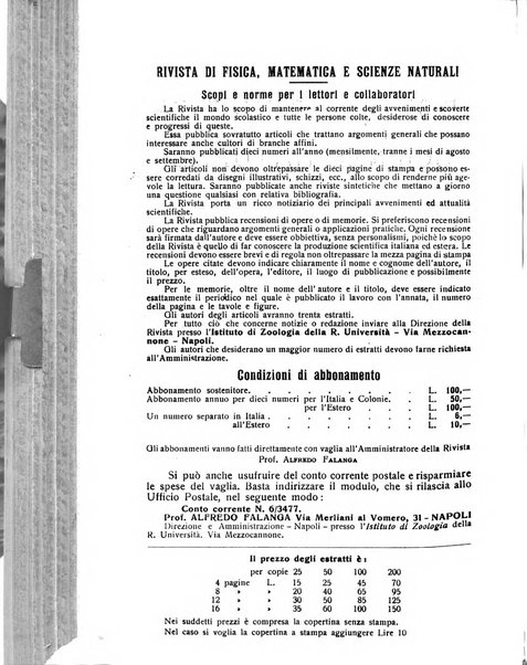 Rivista di fisica, matematica e scienze naturali