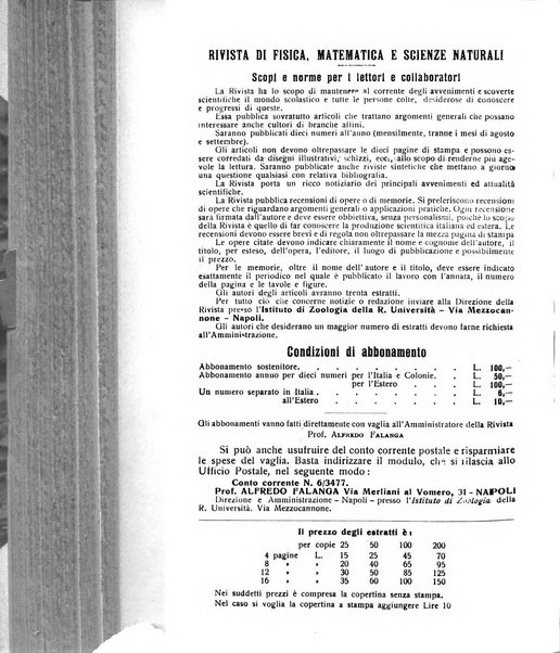 Rivista di fisica, matematica e scienze naturali