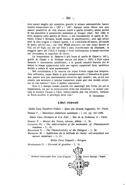 Rivista di fisica, matematica e scienze naturali