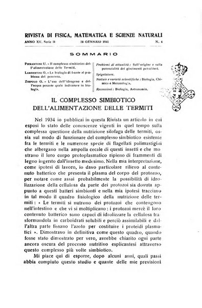 Rivista di fisica, matematica e scienze naturali