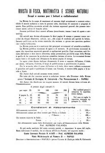 Rivista di fisica, matematica e scienze naturali