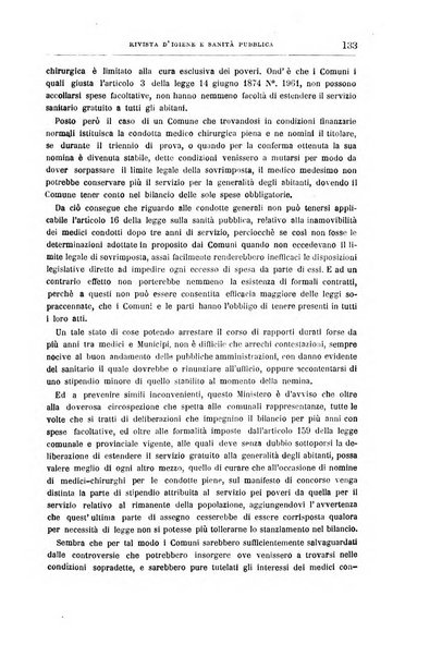 Rivista d'igiene e sanità pubblica con bollettino sanitario-amministrativo compilato sugli atti del Ministero dell'interno