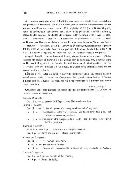 Rivista d'igiene e sanità pubblica con bollettino sanitario-amministrativo compilato sugli atti del Ministero dell'interno