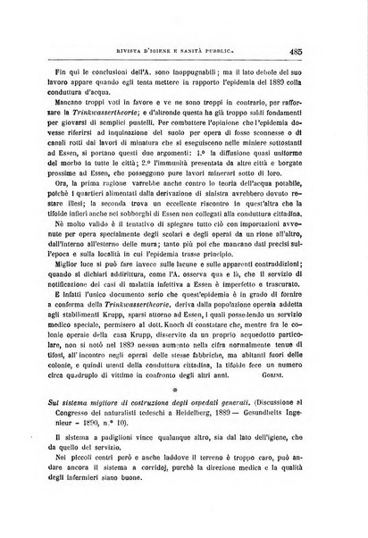 Rivista d'igiene e sanità pubblica con bollettino sanitario-amministrativo compilato sugli atti del Ministero dell'interno