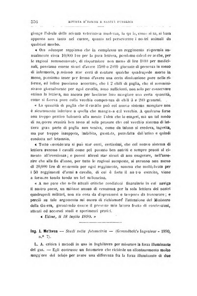 Rivista d'igiene e sanità pubblica con bollettino sanitario-amministrativo compilato sugli atti del Ministero dell'interno