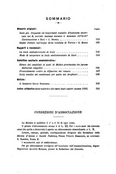 Rivista d'igiene e sanità pubblica con bollettino sanitario-amministrativo compilato sugli atti del Ministero dell'interno