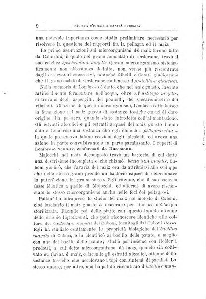 Rivista d'igiene e sanità pubblica con bollettino sanitario-amministrativo compilato sugli atti del Ministero dell'interno